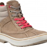 Pembe bağcıklı bej rengi Timberland erkek bot modeli