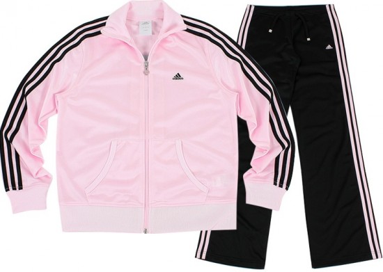 Pembe siyah Adidas bayan eşofman takımı modeli