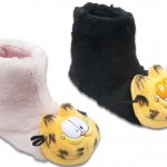 Pembe ve siyah Garfield kışlık ev botu modelleri