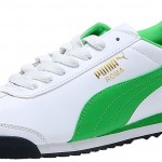 Puma Roma yeşil beyaz erkek spor ayakkabı modeli