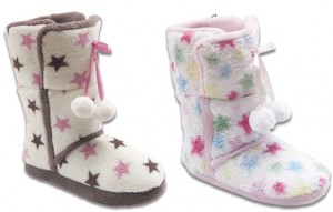 Renkli yıldız desenli Twigy kışlık ev botu modelleri