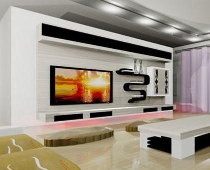 LCD ve Plazma Televizyonlar İçin TV Ünitesi Modelleri