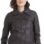 Siyah slim fit kısa Defacto deri mont modeli