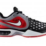 Tenis için hava tabanlı kırmızı gri siyah Nike erkek spor ayakkabı modeli