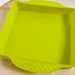 Tepsi şeklinde silikon kek pasta kalıbı