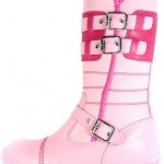 Tokalı pembe kız çocuk çizme modeli