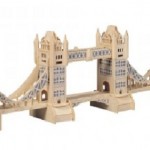 Tower Bridge ahşap süs eşyası modeli