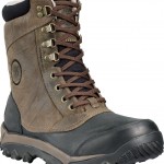 Yeşilimsi kahve ve siyah Timberland erkek bot modeli
