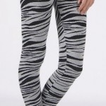 Zebra desenli bayan tayt modeli