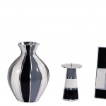 İstikbal Deco Black siyah beyaz gri aksesuar seti