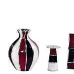 İstikbal Deco Red kırmızı siyah beyaz aksesuar seti