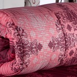 İstikbal Dreamland Casandra pembe mürdüm yorgan modeli