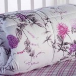 İstikbal Sleepwell Floral pembe mor çiçekli yorgan modeli