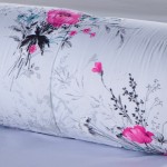 İstikbal Sleepwell Yonca pembe gri çiçekli yorgan modeli